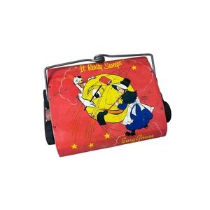 Vintage Susy Goose "It Really Sweeps" Toy Sweeper Witch Moon‎ Halloween